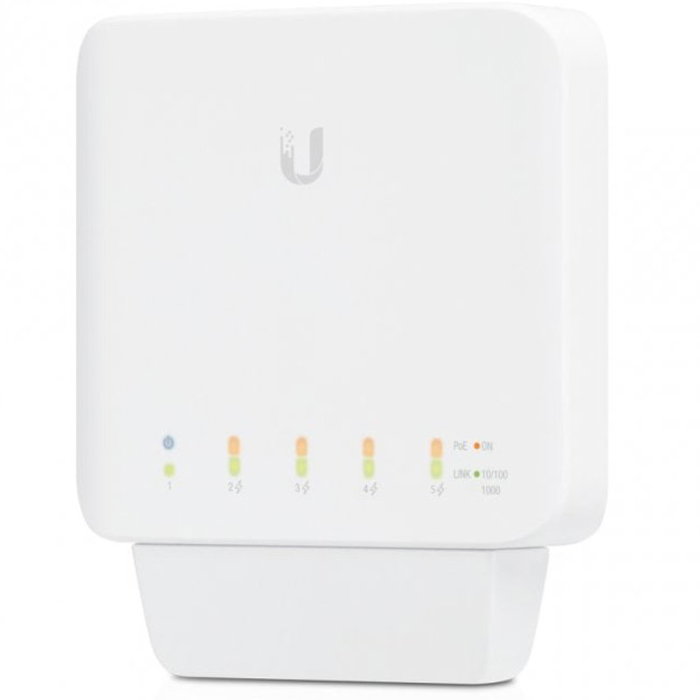 Ubiquiti UniFi USW-Flex Switch Gigabit L2 con 5 puertos y soporte PoE Blanco Ubiquiti UniFi USW-Flex Switch Gigabit L2 con 5 puertos y soporte PoE Blanco